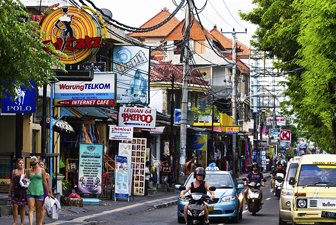 Улица на Бали