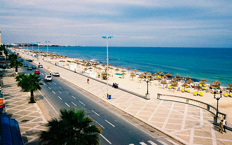 Пляж в Тунисе
