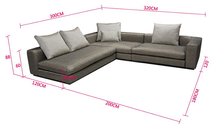 Размер дивана